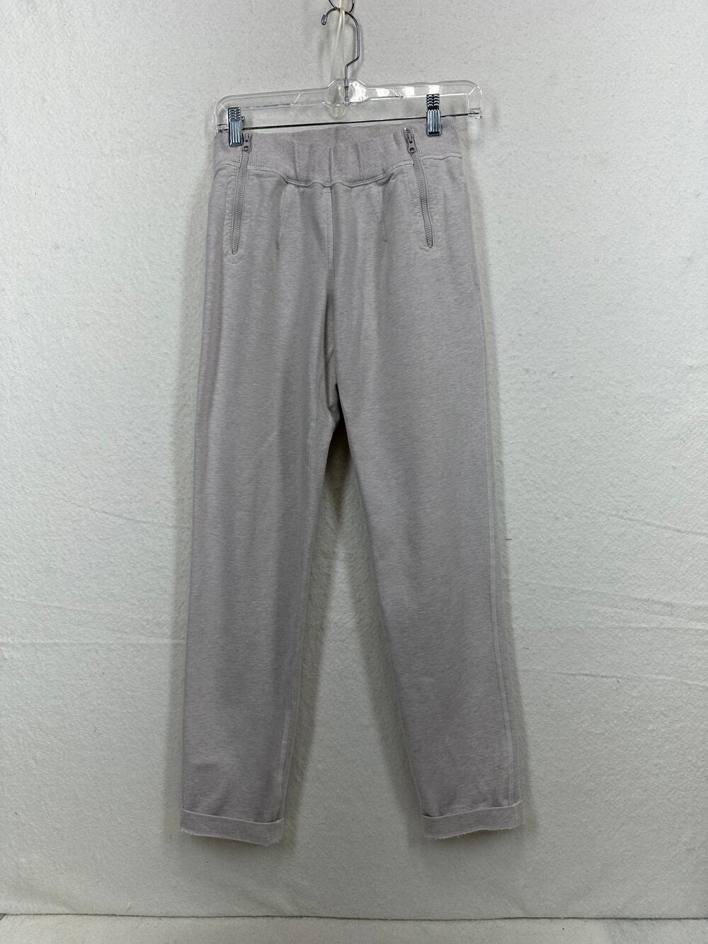 Lululemon Women's Jet Crop Slim Pant Heathered Oatmeal Size 4 Performance Cozy
